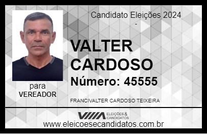 Candidato VALTER CARDOSO 2024 - GUAJARÁ-MIRIM - Eleições