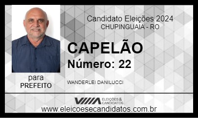 Candidato CAPELÃO 2024 - CHUPINGUAIA - Eleições