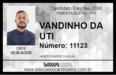 Candidato VANDINHO DA UTI 2024 - PIMENTA BUENO - Eleições