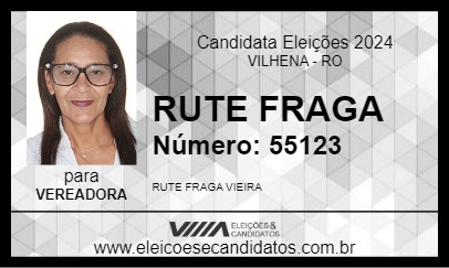 Candidato RUTE FRAGA 2024 - VILHENA - Eleições