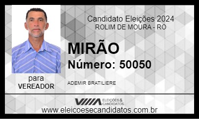 Candidato MIRÃO 2024 - ROLIM DE MOURA - Eleições