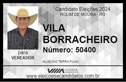 Candidato VILA BORRACHEIRO 2024 - ROLIM DE MOURA - Eleições