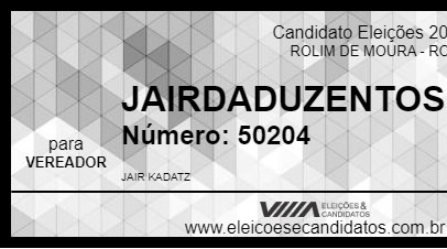 Candidato JAIR DA 204 2024 - ROLIM DE MOURA - Eleições