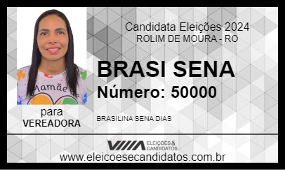 Candidato BRASI SENA 2024 - ROLIM DE MOURA - Eleições