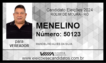 Candidato MANELINO 2024 - ROLIM DE MOURA - Eleições