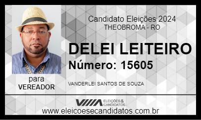 Candidato DELEI LEITEIRO 2024 - THEOBROMA - Eleições