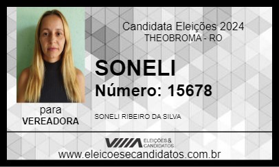 Candidato SONELI 2024 - THEOBROMA - Eleições