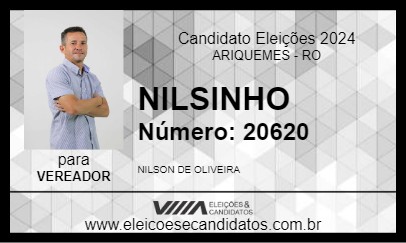 Candidato NILSINHO 2024 - ARIQUEMES - Eleições