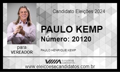 Candidato PAULO KEMP 2024 - PORTO VELHO - Eleições