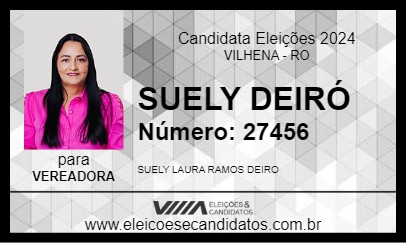 Candidato SUELY DEIRÓ 2024 - VILHENA - Eleições