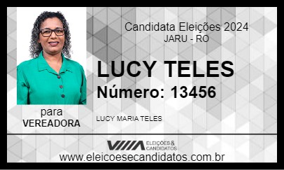 Candidato LUCY TELES 2024 - JARU - Eleições