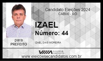 Candidato IZAEL 2024 - CABIXI - Eleições