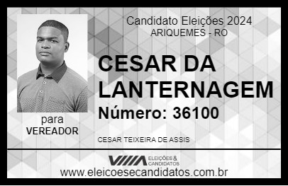 Candidato CESAR DA LANTERNAGEM 2024 - ARIQUEMES - Eleições