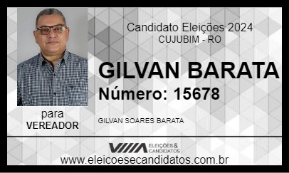 Candidato GILVAN BARATA 2024 - CUJUBIM - Eleições