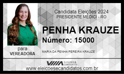 Candidato PENHA KRAUZE 2024 - PRESIDENTE MÉDICI - Eleições