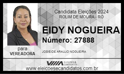 Candidato EIDY NOGUEIRA 2024 - ROLIM DE MOURA - Eleições