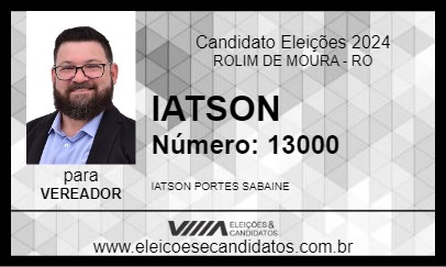 Candidato IATSON 2024 - ROLIM DE MOURA - Eleições