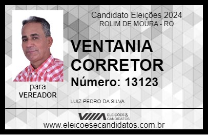 Candidato VENTANIA 2024 - ROLIM DE MOURA - Eleições