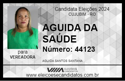 Candidato AGUIDA DA SAÚDE 2024 - CUJUBIM - Eleições