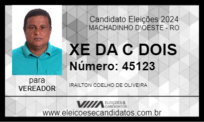 Candidato XE DA C DOIS 2024 - MACHADINHO D\OESTE - Eleições