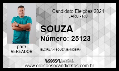 Candidato SOUZA 2024 - JARU - Eleições