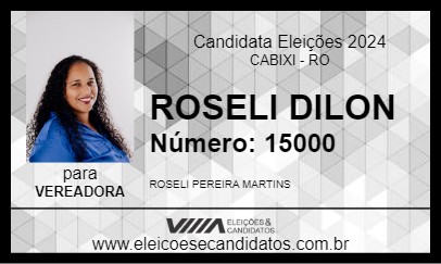 Candidato ROSELI MARTINS 2024 - CABIXI - Eleições