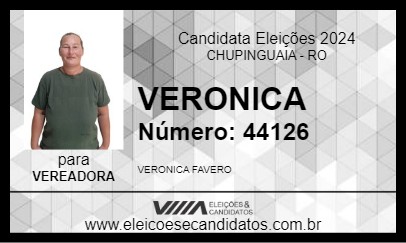 Candidato VERONICA 2024 - CHUPINGUAIA - Eleições