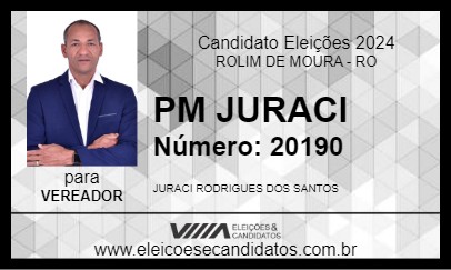 Candidato PM JURACI 2024 - ROLIM DE MOURA - Eleições