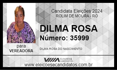 Candidato DILMA ROSA 2024 - ROLIM DE MOURA - Eleições