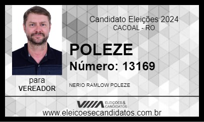 Candidato POLEZE 2024 - CACOAL - Eleições