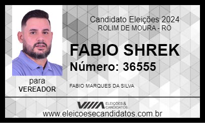 Candidato FABIO SHREK 2024 - ROLIM DE MOURA - Eleições