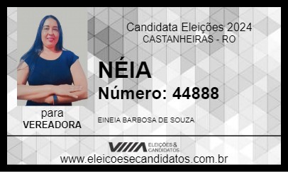 Candidato NÉIA 2024 - CASTANHEIRAS - Eleições