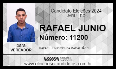 Candidato RAFAEL JUNIO 2024 - JARU - Eleições