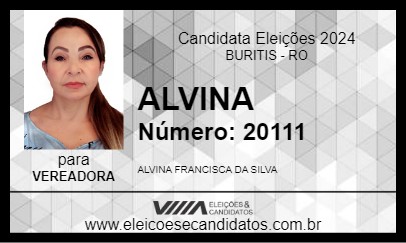 Candidato ALVINA 2024 - BURITIS - Eleições