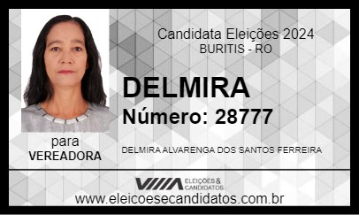 Candidato DELMIRA 2024 - BURITIS - Eleições