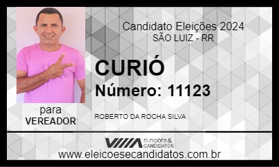 Candidato CURIÓ 2024 - SÃO LUIZ - Eleições