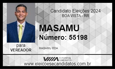 Candidato MASAMU 2024 - BOA VISTA - Eleições