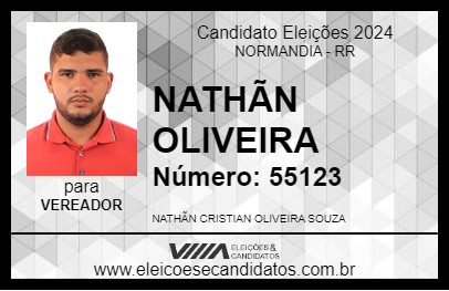 Candidato NATHÃN OLIVEIRA 2024 - NORMANDIA - Eleições