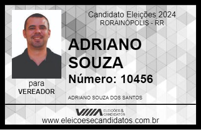 Candidato ADRIANO SOUZA 2024 - RORAINÓPOLIS - Eleições