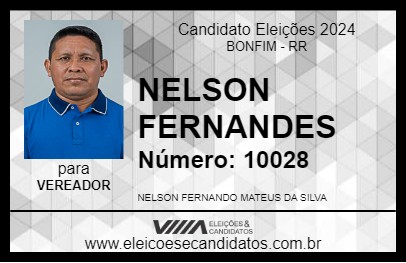 Candidato NELSON FERNANDES 2024 - BONFIM - Eleições