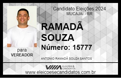 Candidato RAMADÃ SOUZA 2024 - MUCAJAÍ - Eleições