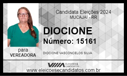 Candidato DIOCIONE 2024 - MUCAJAÍ - Eleições