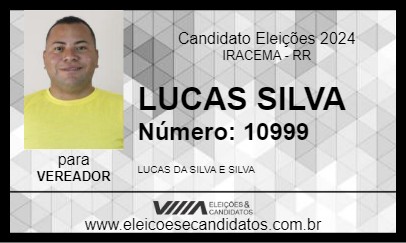 Candidato LUCAS SILVA 2024 - IRACEMA - Eleições