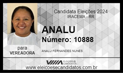 Candidato ANALU 2024 - IRACEMA - Eleições