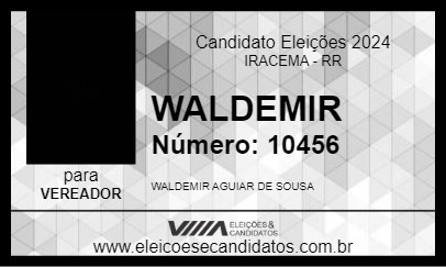 Candidato WALDEMIR 2024 - IRACEMA - Eleições