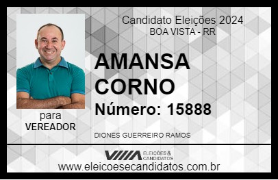 Candidato AMANSA CORNO 2024 - BOA VISTA - Eleições