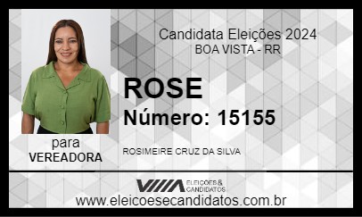 Candidato ROSE 2024 - BOA VISTA - Eleições