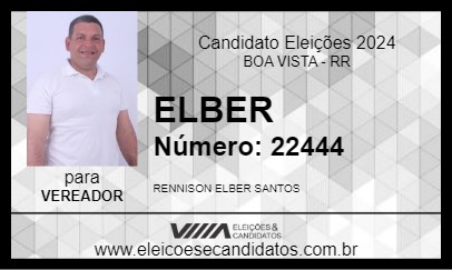 Candidato ELBER 2024 - BOA VISTA - Eleições