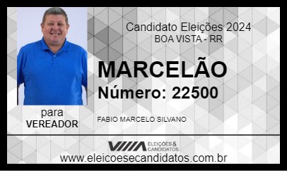 Candidato MARCELÃO 2024 - BOA VISTA - Eleições