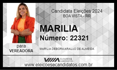 Candidato MARILIA 2024 - BOA VISTA - Eleições